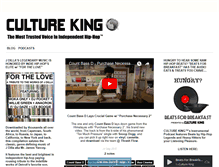 Tablet Screenshot of culturekingmedia.com